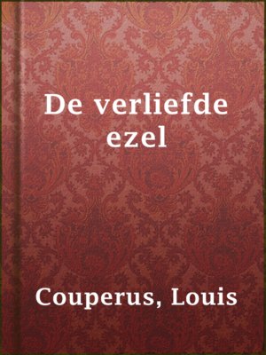 cover image of De verliefde ezel